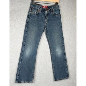 Levi's 527 Boot Cut Jeans Size 14 Reg 27x27 Blue Denim Red Tag Excellent